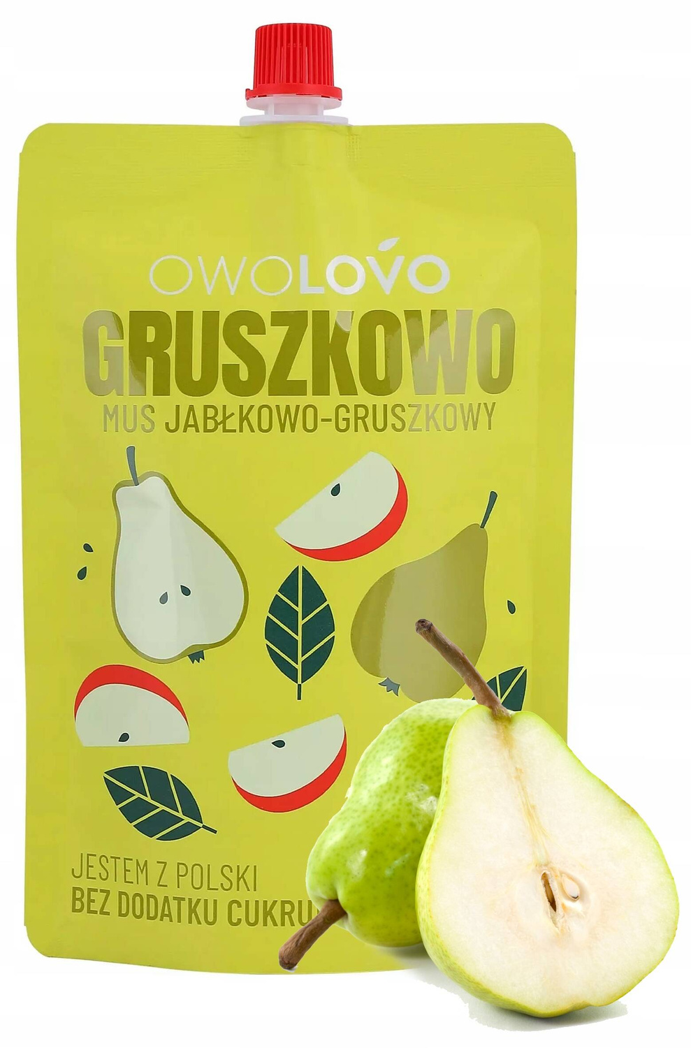 OwoLovo Gruszkowo Mus Jabłkowo-Gruszkowy Dla Dzieci 200g_1
