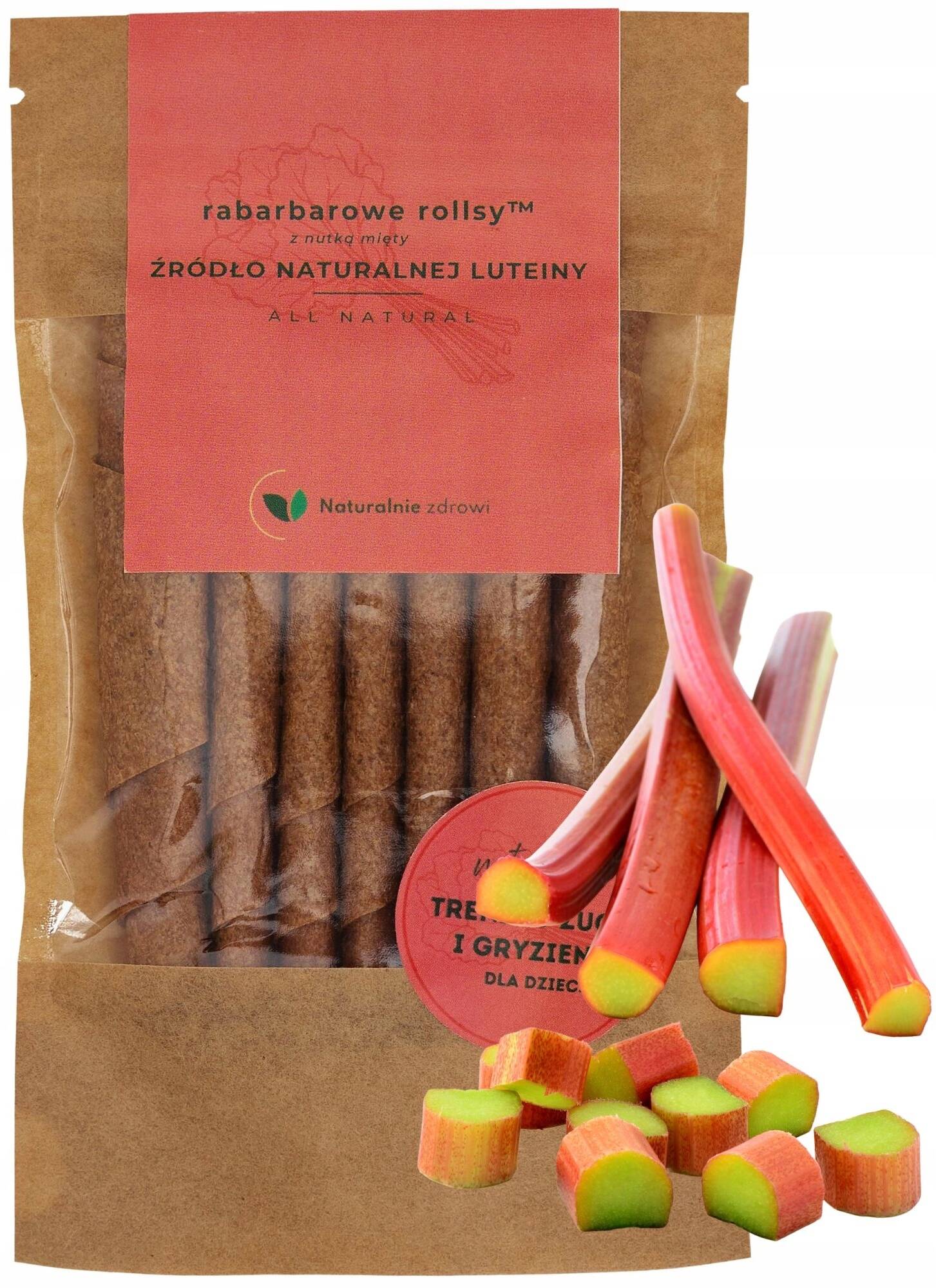 Rollsy RABARBAROWE Z Luteiną 50g Naturalnie Zdrowi_1