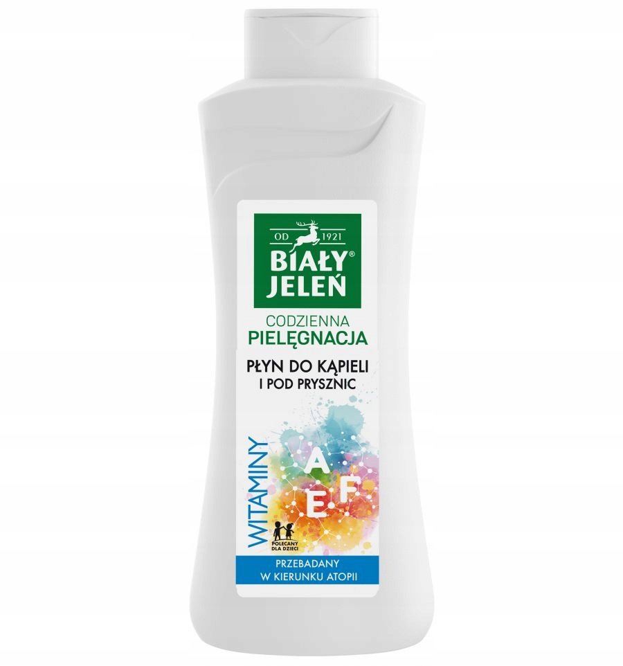 Biały Jeleń PŁYN DO KĄPIELI 750 ml Hipoalergiczny z Witaminą A E F_1