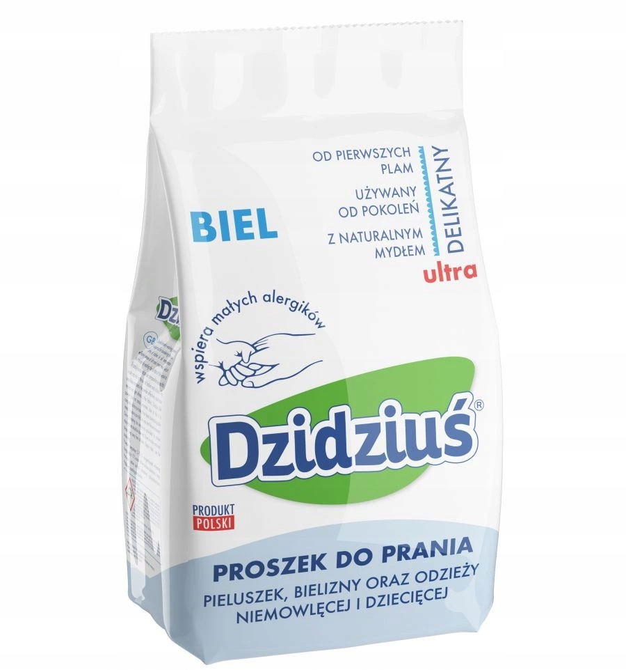 DZIDZIUŚ Proszek Do Prania Białych Ubrań 1,5 kg DO PRANIA BIELI Biel_1