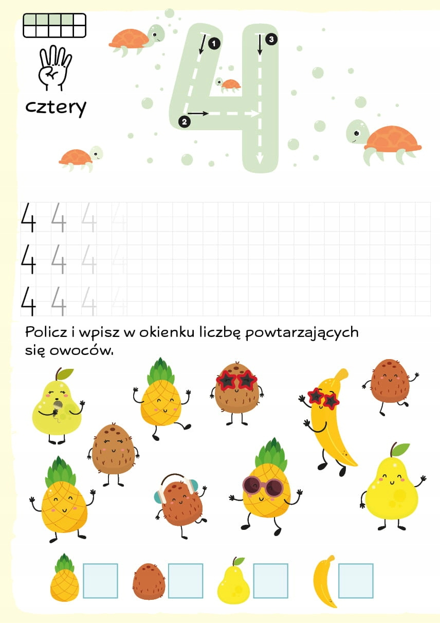 Moje Barwy CYFERKI Kolorowanka z Naklejkami BooksAndFun_2