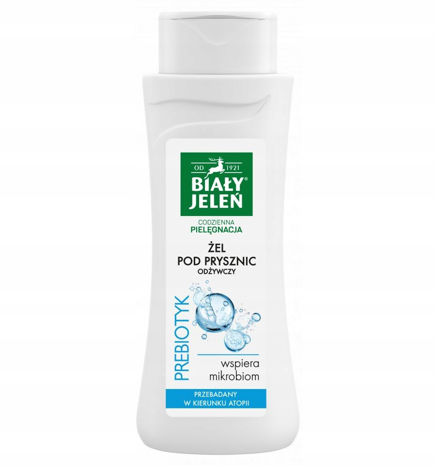 3x BIAŁY JELEŃ Żel Pod Prysznic BIOTYNA + PREBIOTYK + NATURALNY 300ml_4