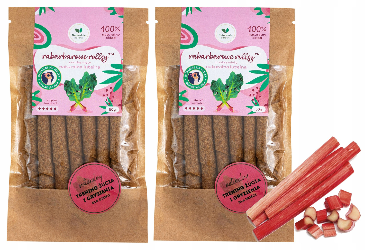 2x Rollsy RABARBAROWE Z Luteiną 50g Naturalnie Zdrowi_1