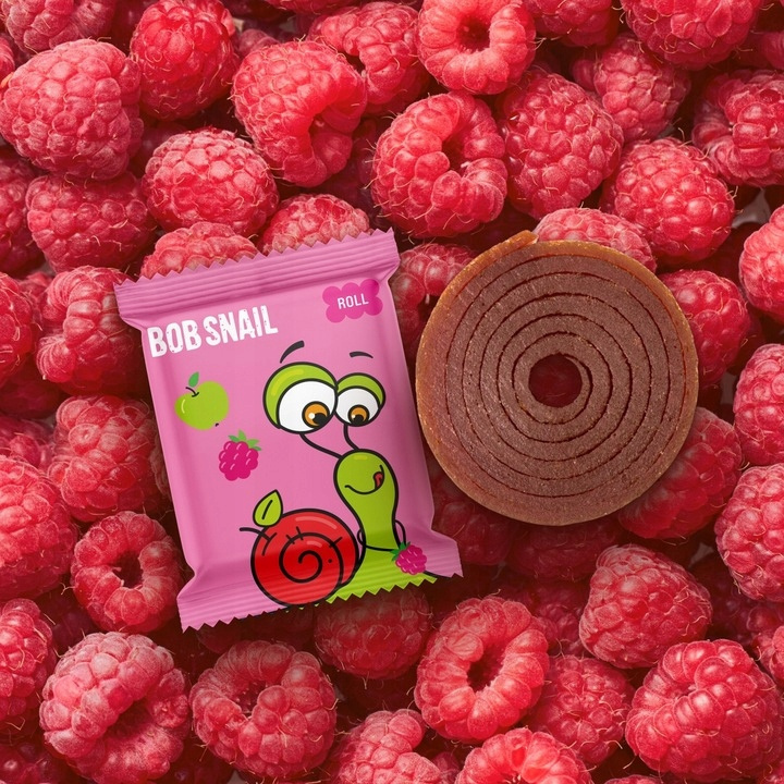 2x Przekąska Owocowa Jabłko Malina Bez Cukrów 100g BOB SNAIL_4