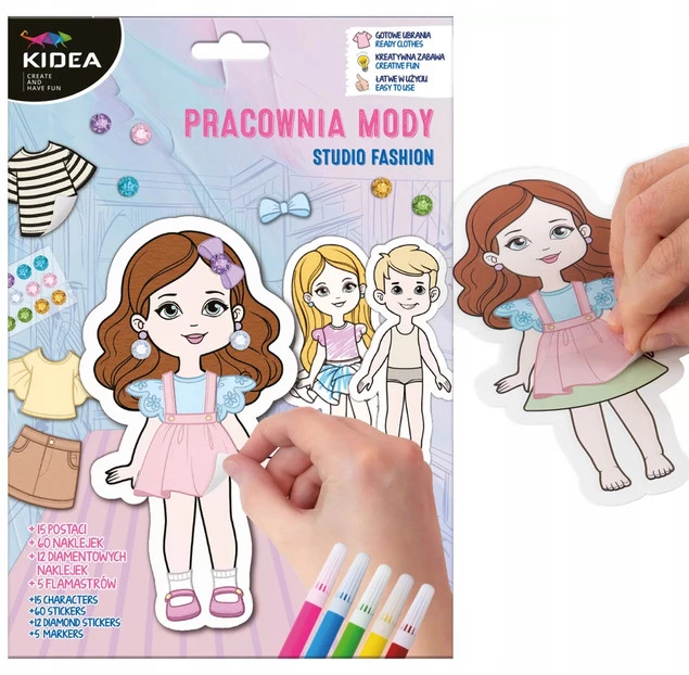 PRACOWNIA MODY Zestaw Kreatywny Dla Dziewczynki Fashion Show Kidea_1