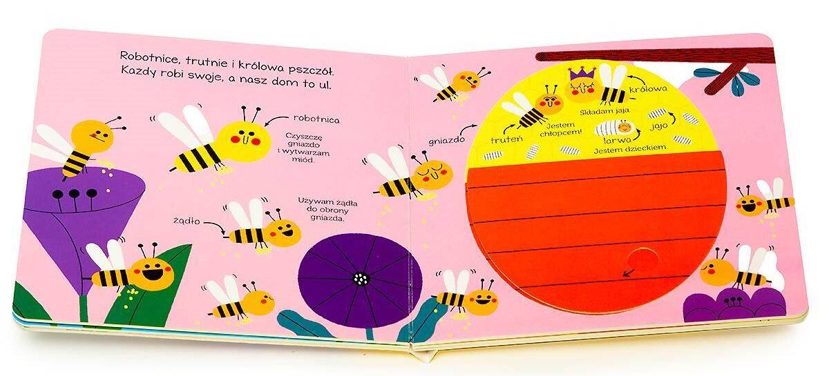 Akademia Mądrego Dziecka Pszczoła Pokochaj Naturę C. Books 3+ HarperKids_3