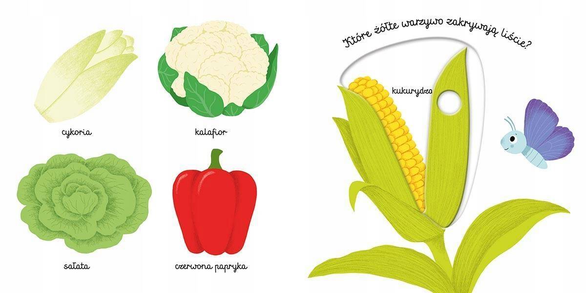 Pierwsze Słowa Warzywa Akademia Mądrego Dziecka N. Choux 0+ HarperKids_2
