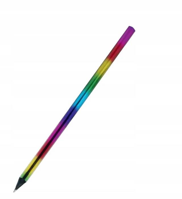 Ołówek Tęczowy Drewniany Trójkątny HB A1 Grand_1