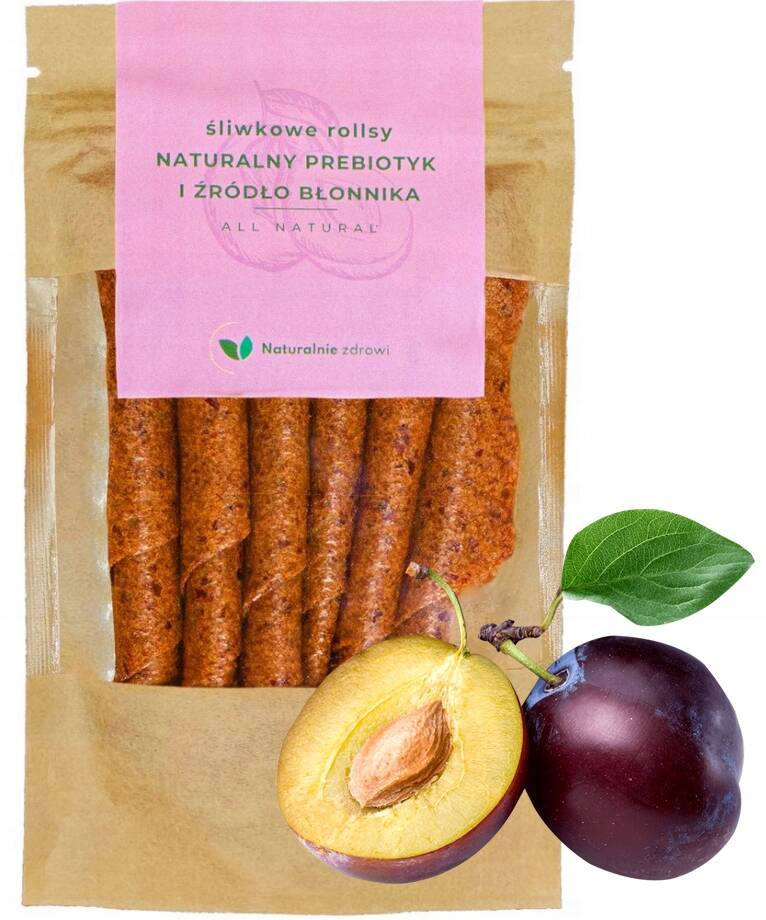 Rollsy ŚLIWKOWE z Inuliną 50g Naturalnie Zdrowi_1