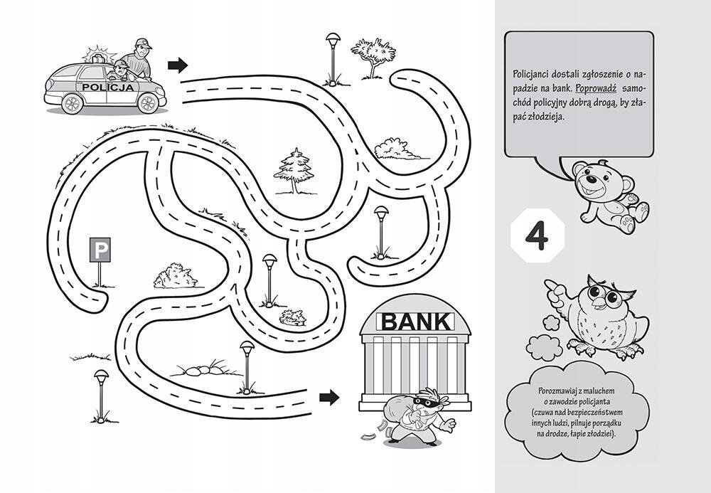 Akademia 3-Latka Łączenie Par, Labirynty, Rysowanie Po Linii Naklejki Greg_2