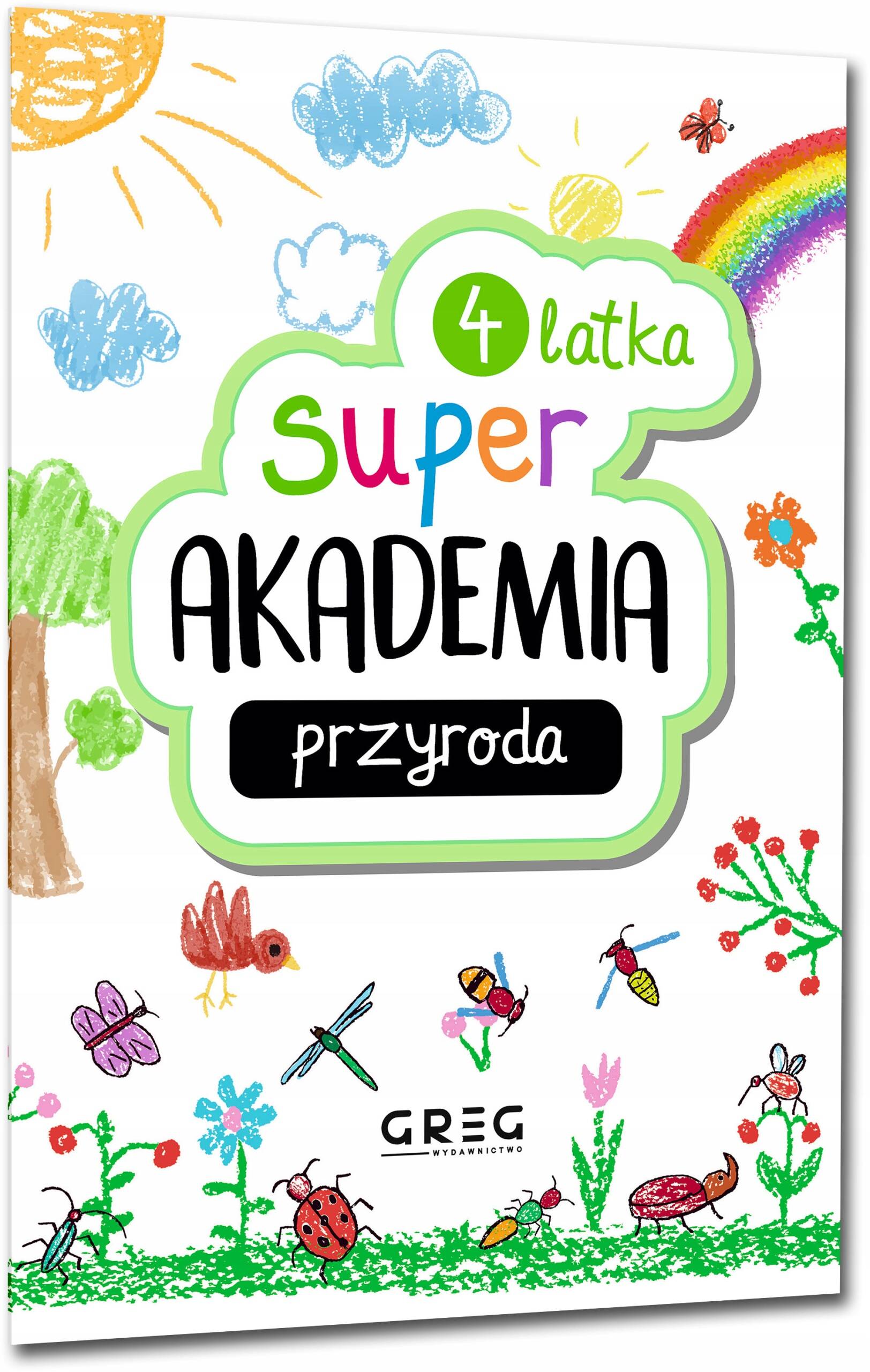 Super Akademia 4-Latka Przyroda Zadania Zagadki Ćwiczenia Greg_1