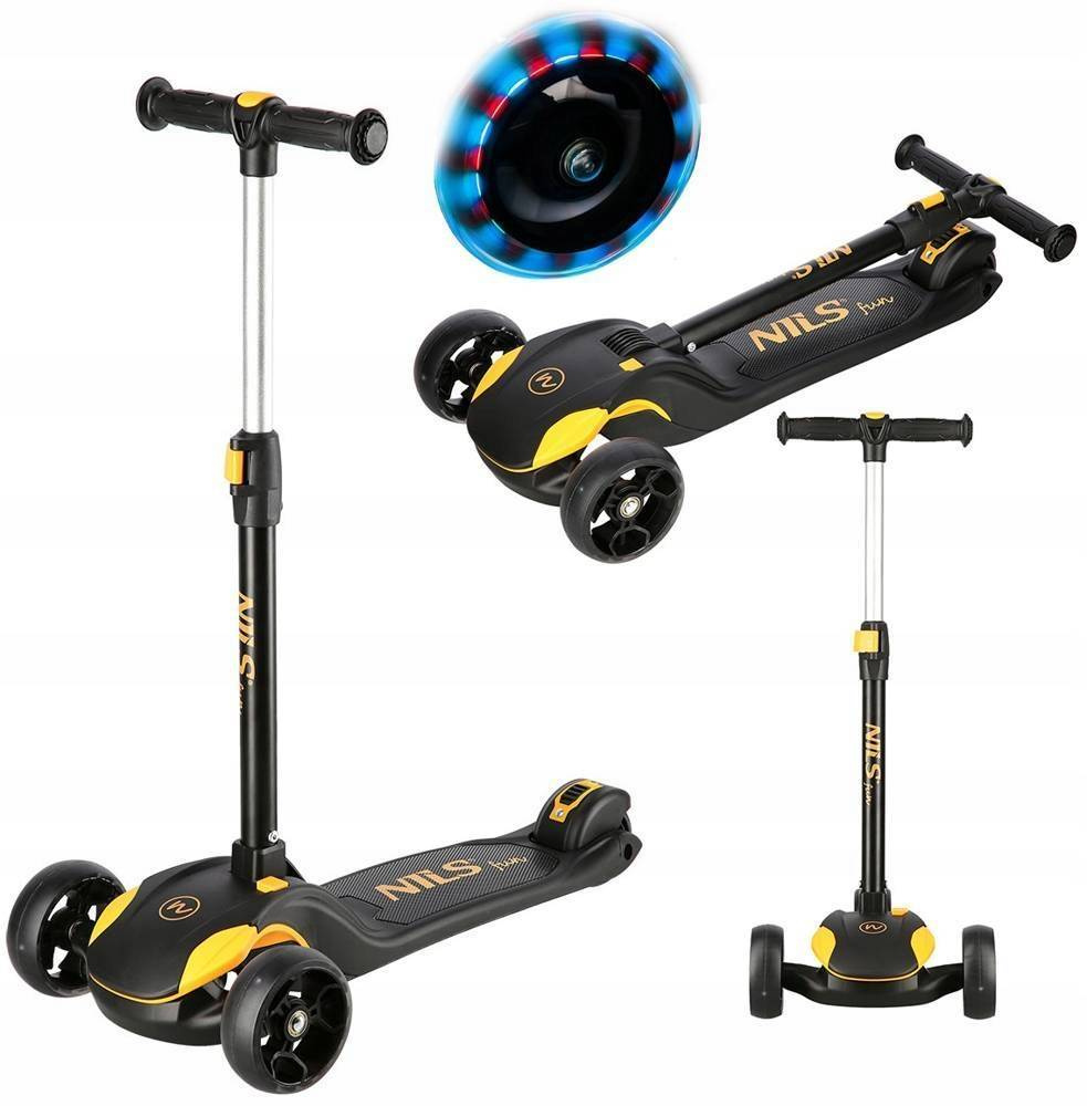 HLB122 LED BLACK HULAJNOGA DZIECIĘCA NILS FUN_1