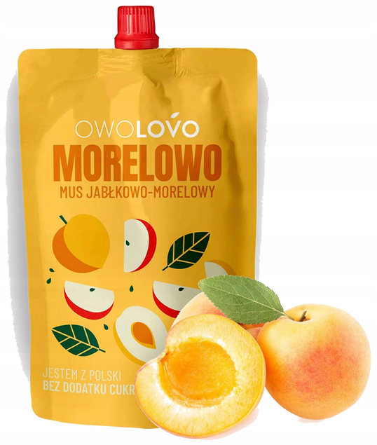 OwoLovo MUS OWOCOWY Dla Dzieci MIX 6 RÓŻNYCH SMAKÓW Bez Cukru 6x 200g_4