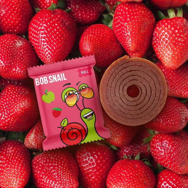Przekąska Owocowa Jabłko Truskawka Bez Cukrów 100g BOB SNAIL_3