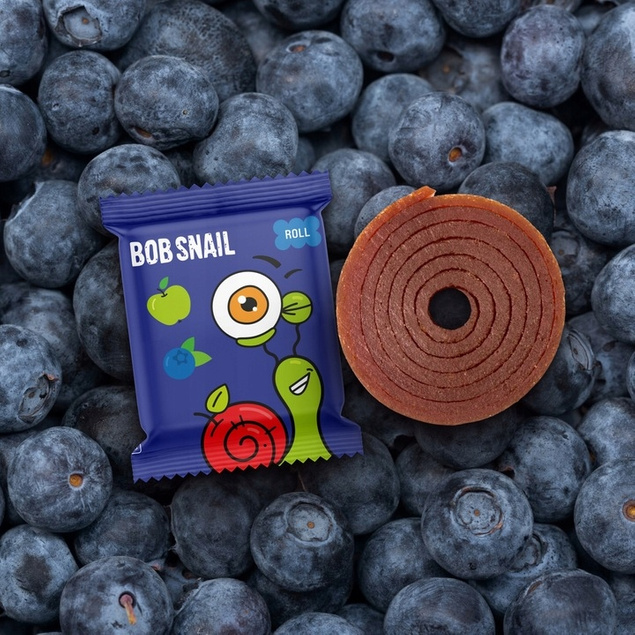 Przekąska Owocowa Jabłko Borówka Bez Cukrów 100g BOB SNAIL_3
