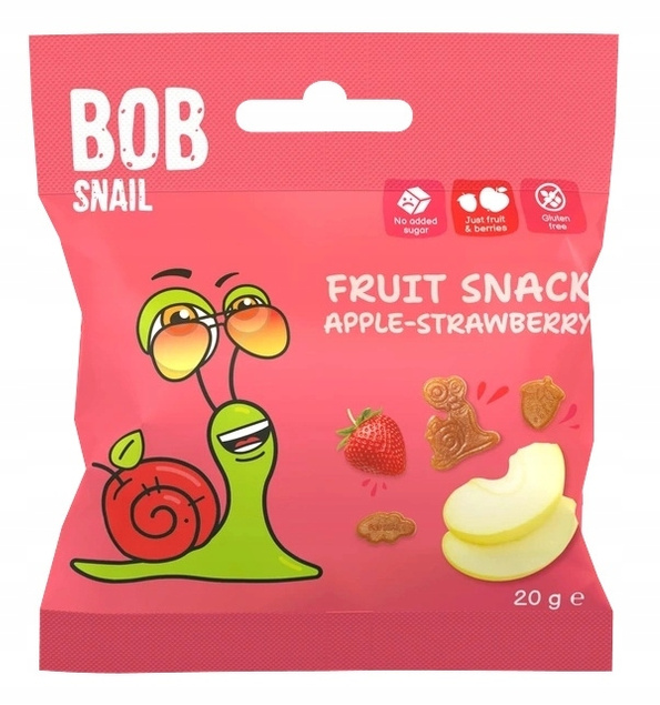 BOB SNAIL Żelki Owocowe MIX SMAKÓW Bez Dodatku Cukru 140g_2
