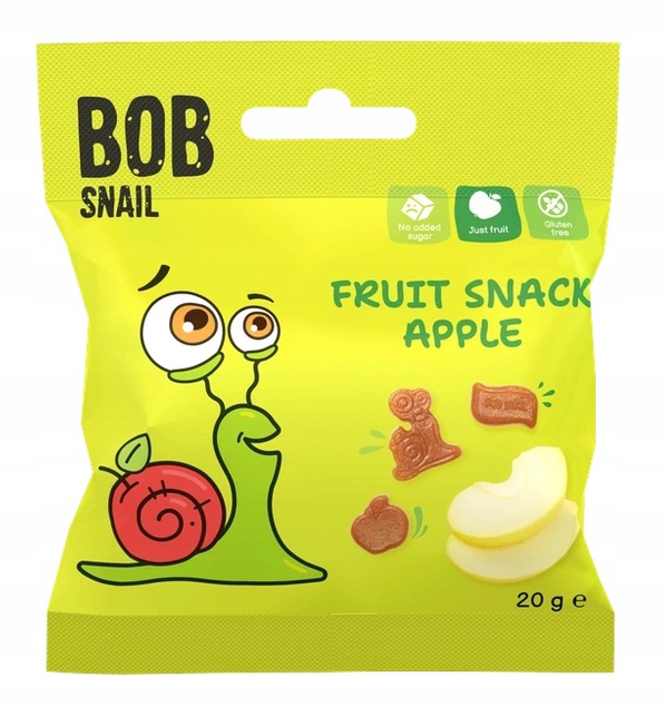 BOB SNAIL Żelki Owocowe MIX SMAKÓW Bez Dodatku Cukru 140g_3