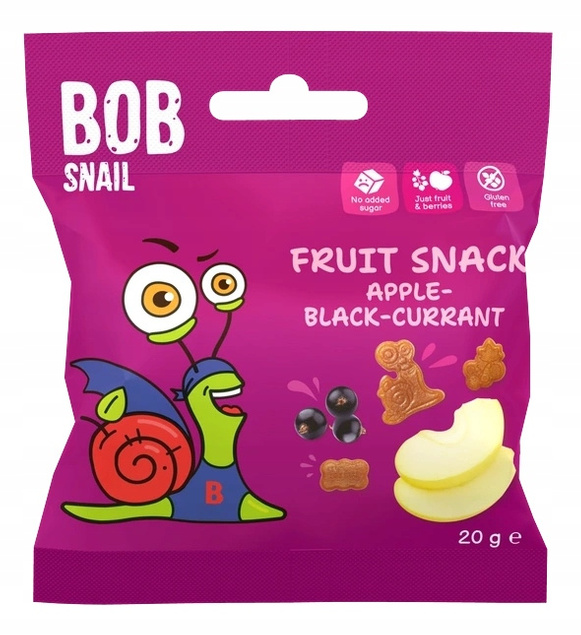 BOB SNAIL Żelki Owocowe MIX SMAKÓW Bez Dodatku Cukru 140g_6