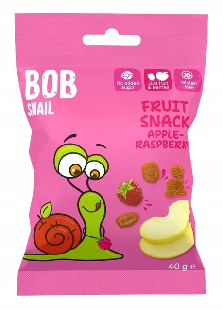 BOB SNAIL Żelki Owocowe MIX SMAKÓW Bez Dodatku Cukru 280g_4