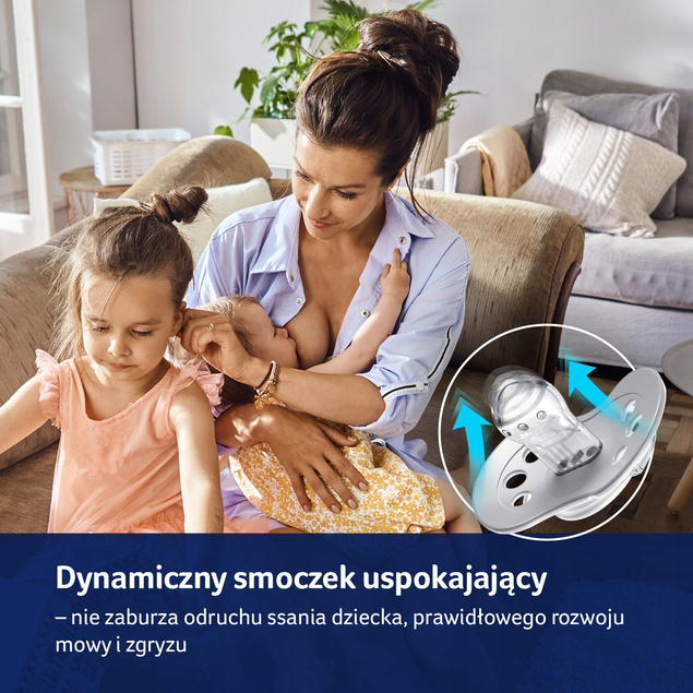 LOVI Smoczek Uspokajający Sylikonowy Dynamiczny HARMONY 3-6M+ 2 sztuki_5