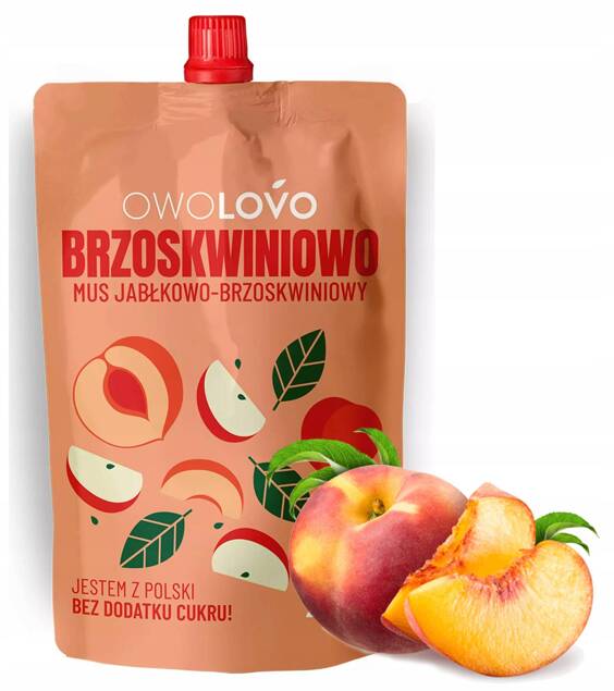 OWOLOVO Mus Deser Owocowy Dla Dzieci 200 g 40 szt MEGA ZESTAW_9