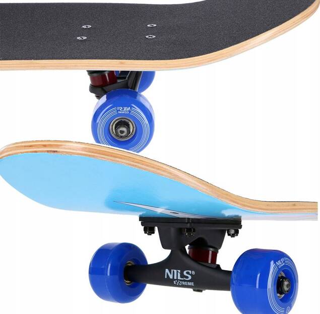 Deskorolka Klasyczna Drewniana Profilowana Skateboard ABEC-7 NILS CR3108SA_3