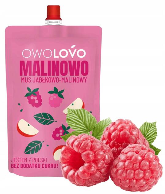 OwoLovo MUS OWOCOWY Dla Dzieci MIX 6 RÓŻNYCH SMAKÓW Bez Cukru 6x 200g_4