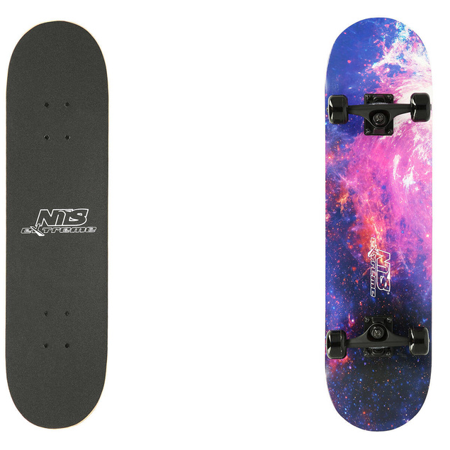 Deskorolka Klasyczna Drewniana Skateboard Młodzieżowa ABEC-7 NILS CR3108SA_2