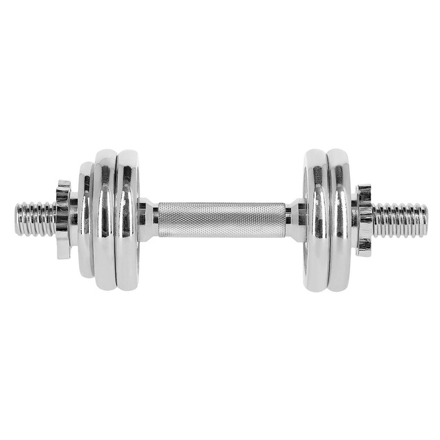 STC-15 SZTANGIELKI W WALIZCE 15 KG CHROME HMS