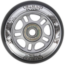 PU 76x24 82A CZARNE N (4 szt.) + ABEC-9 (8 szt.) ZESTAW NILS EXTREME
