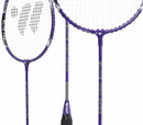 Zestaw Do Gry W Badmintona 2 Rakietki + Siatka + 3 Lotki WISH ALUMTEC 4466
