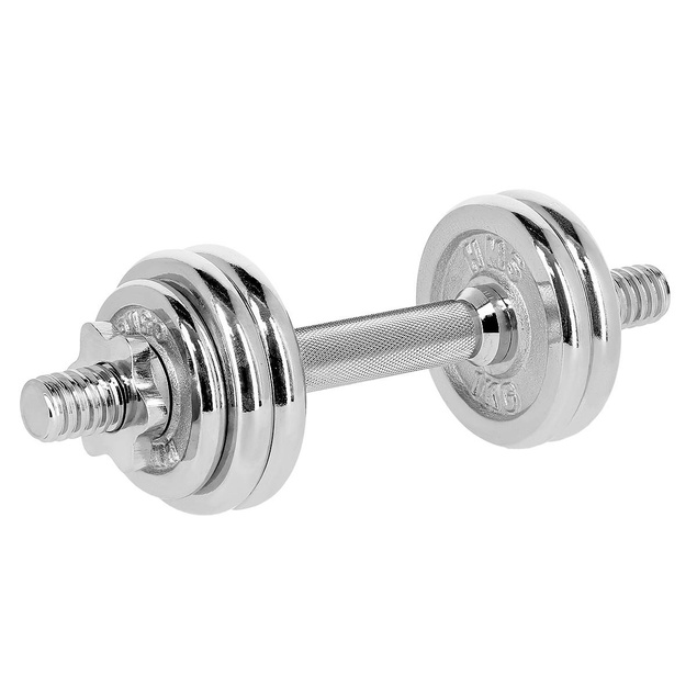 STC-15 SZTANGIELKI W WALIZCE 15 KG CHROME HMS