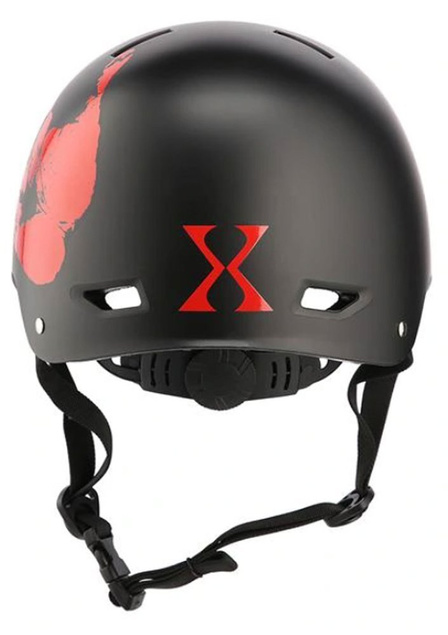 NILS EXTREME CZARNY KASK MTW03 LED 