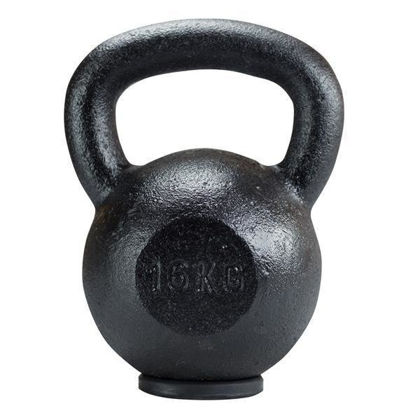 KGP KETTLEBELL ŻELIWNY Gumowa Podstawa HMS 16 KG