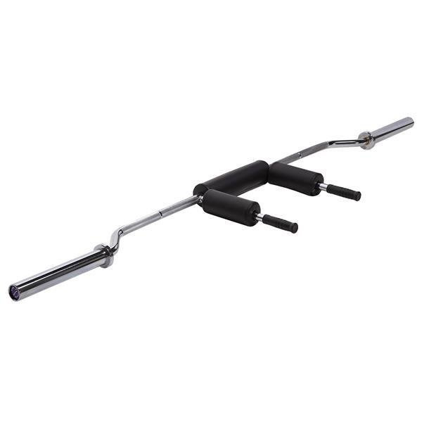 GOL320 GRYF OLIMPIJSKI ŁAMANY 220 CM Z ZACISKAMI LOCK JAW BLACK