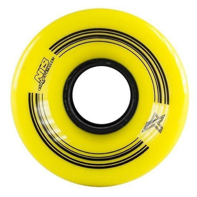 KBM-5432 YELLOW 60x45 MM (4 szt.) KÓŁKA KAUCZUKOWE DO PENNYBOARD NILS EXTREME