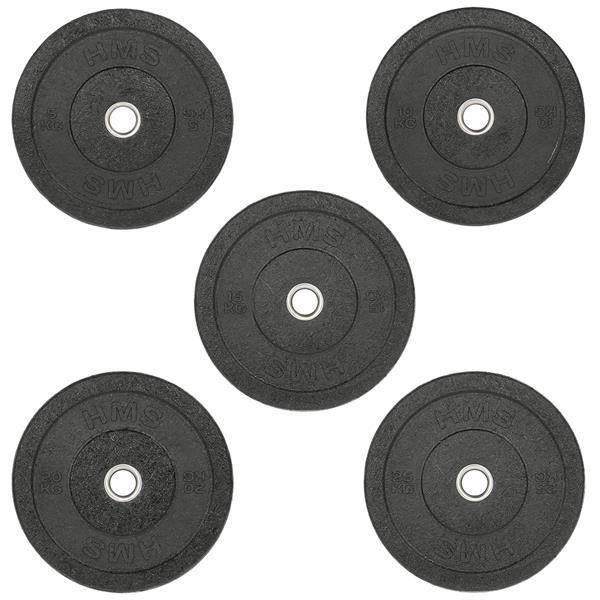 TALERZ OLIMPIJSKI BUMPER 15 KG HMS CHTBR15 BLACK 