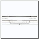 GO680 GRYF OLIMPIJSKI 220 CM Z ZACISKAMI ZGO680 (CROSSFIT) HMS PREMIUM
