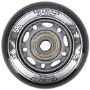 PU 64x24 82A CZARNE MATOWE (4 szt.) + ABEC-9 (8 szt.) ZESTAW NILS EXTREME