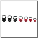 KETTLEBELL Z CHROMOWANĄ RĄCZKĄ CZERWONY 4 KG HMS