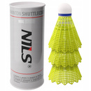 Lotki Do Badmintona Nylonowe 3 szt. Multicolor Zestaw Lotek NILS NBL6303