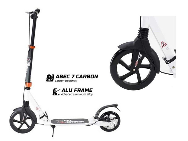 ZESTAW HULAJNOGA NILS EXTREME HA230D KOŁA 230 mm [63260 biała] [63004 czarna]