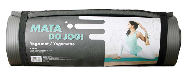 Mata do yogi 1,5 cm (szara)