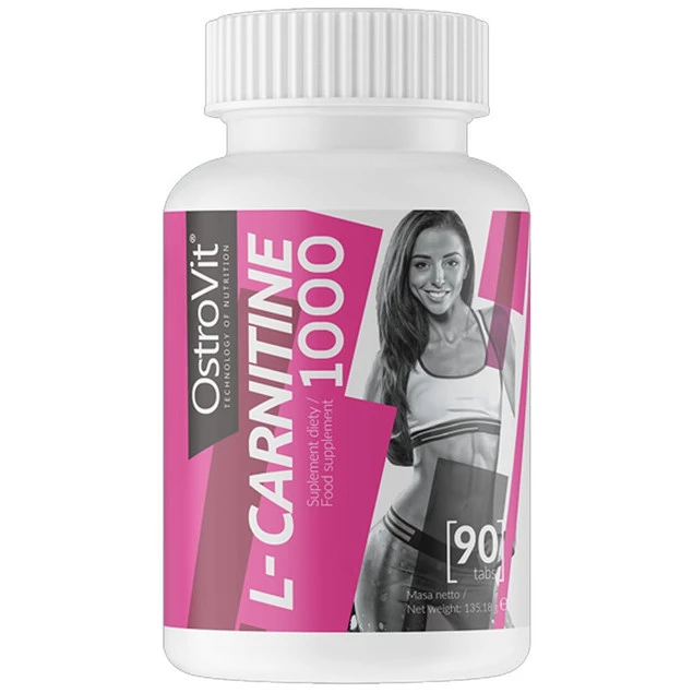 L-Carnitine 1000 spalacz tłuszczu 90 tabs OstroVit