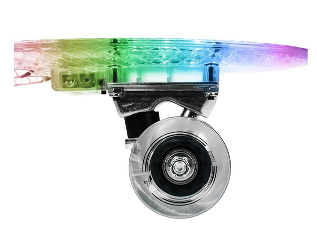 Nils FISZKA Deskorolka Pennyboard | led transparent