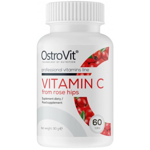 Vitamina C dzika róża Rose Hips 60 tabs OstroVit