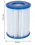 FILTR DO POMPY FILTRUJĄCEJ TYP II 2 SZT 58094 BESTWAY