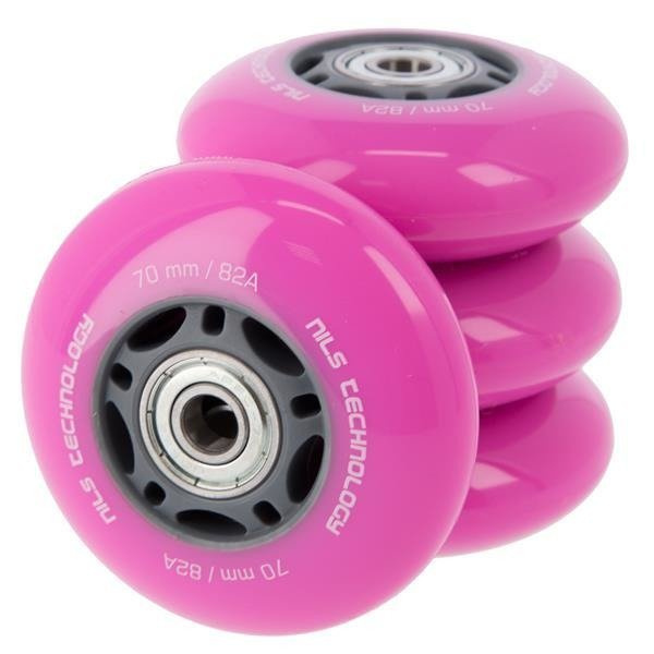 KÓŁKA KAUCZUKOWE DO ROLEK 70x24 mm + ŁOŻYSKA ABEC7