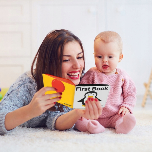 AKUKU Książeczka EDUKACYJNA Do Wody Wanny Kąpieli Piszczek