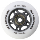 Kółka PU Matowe Do Łyżworolek Rolek 72x24 mm 82A Nils Extreme